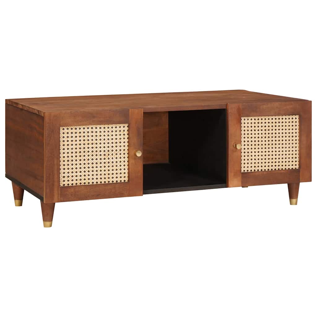 Salontafel 100 x 54 x 40 cm Massief Mango Hout is nu te koop bij PeponiXL, paradijselijk wonen!