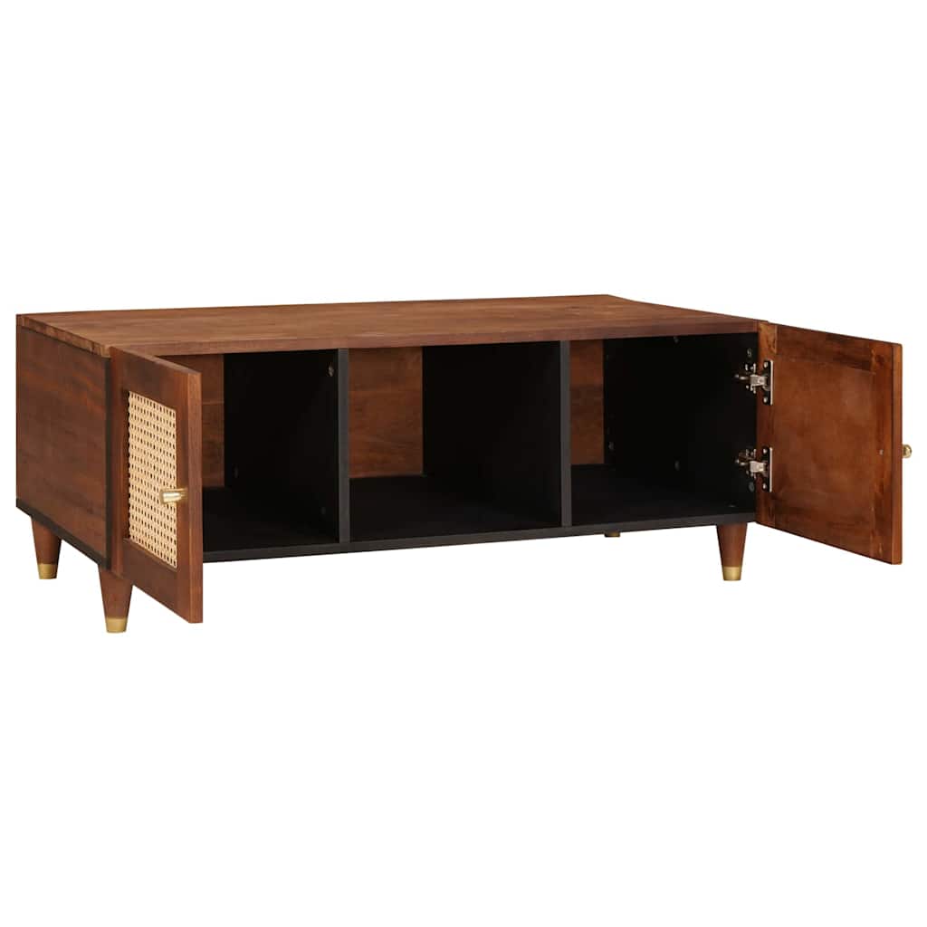Salontafel 100 x 54 x 40 cm Massief Mango Hout is nu te koop bij PeponiXL, paradijselijk wonen!