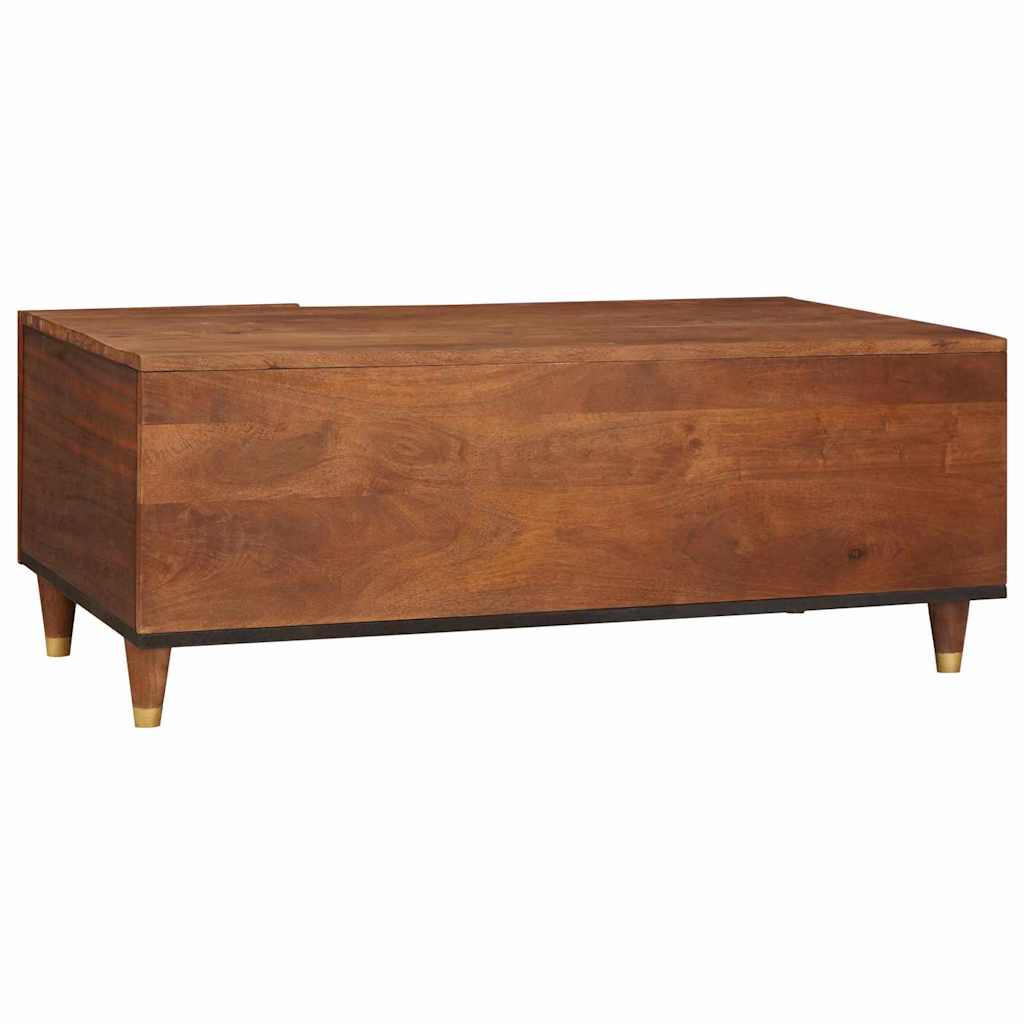 Salontafel 100 x 54 x 40 cm Massief Mango Hout is nu te koop bij PeponiXL, paradijselijk wonen!