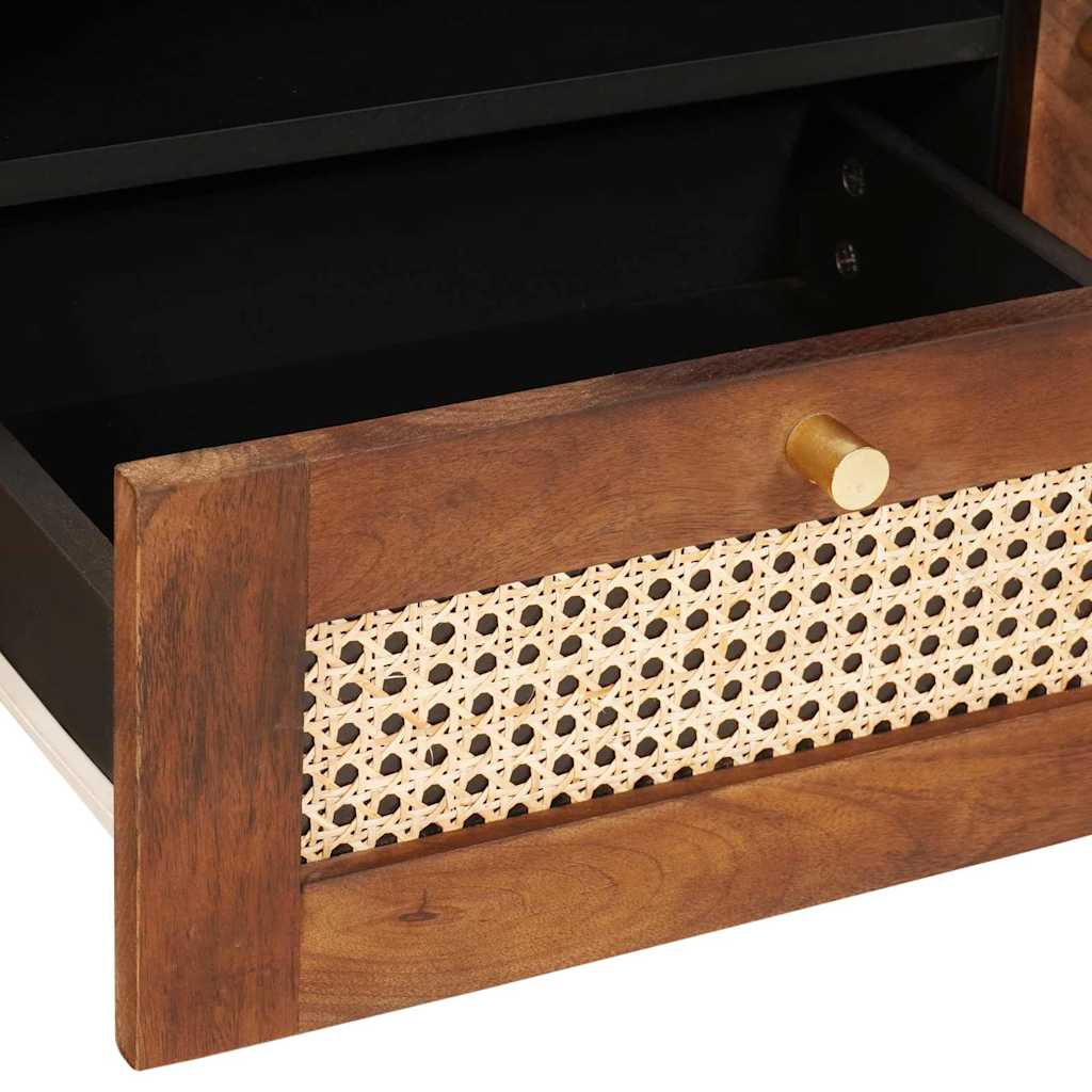 TV-kast met lade Bruin 105 x 33,5 x 46 cm Massief Mango Hout is nu te koop bij PeponiXL, paradijselijk wonen!