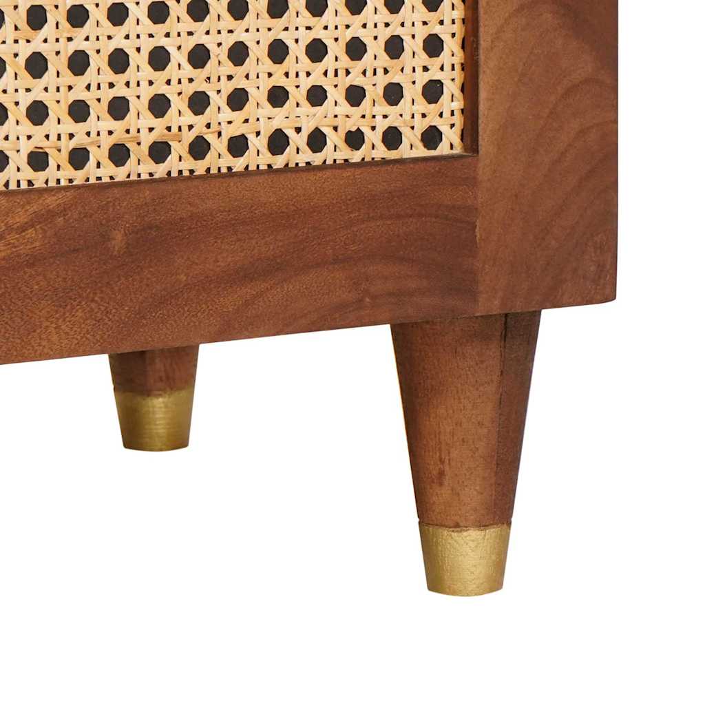 TV-kast met lade Bruin 105 x 33,5 x 46 cm Massief Mango Hout is nu te koop bij PeponiXL, paradijselijk wonen!