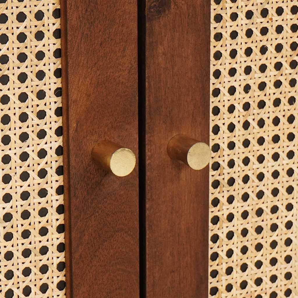 Wastafelkast met plank Bruin 62 x 33 x 58 cm Bewerkt hout is nu te koop bij PeponiXL, paradijselijk wonen!