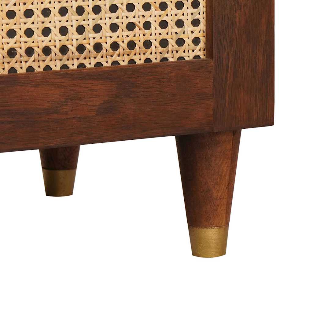 Wastafelkast met plank Bruin 62 x 33 x 58 cm Bewerkt hout is nu te koop bij PeponiXL, paradijselijk wonen!