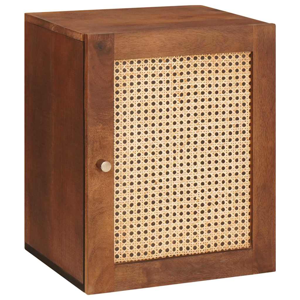 Badkamerkast met plank Bruin 38 x 33,5 x 48 cm Bewerkt hout is nu te koop bij PeponiXL, paradijselijk wonen!