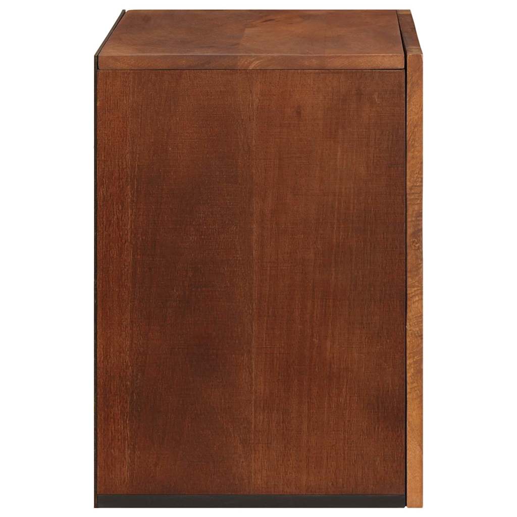 Badkamerkast met plank Bruin 38 x 33,5 x 48 cm Bewerkt hout is nu te koop bij PeponiXL, paradijselijk wonen!