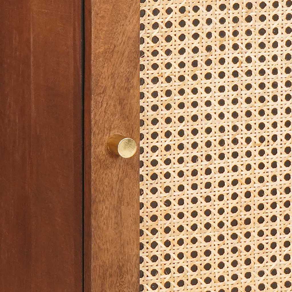 Badkamerkast met plank Bruin 38 x 33,5 x 58 cm Bewerkt hout is nu te koop bij PeponiXL, paradijselijk wonen!