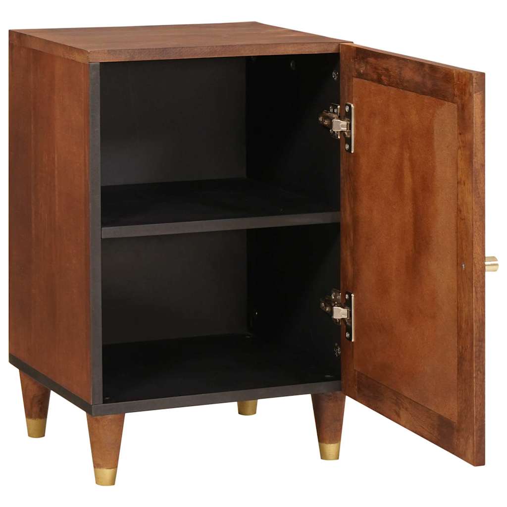 Badkamerkast met plank Bruin 38 x 33,5 x 58 cm Bewerkt hout is nu te koop bij PeponiXL, paradijselijk wonen!