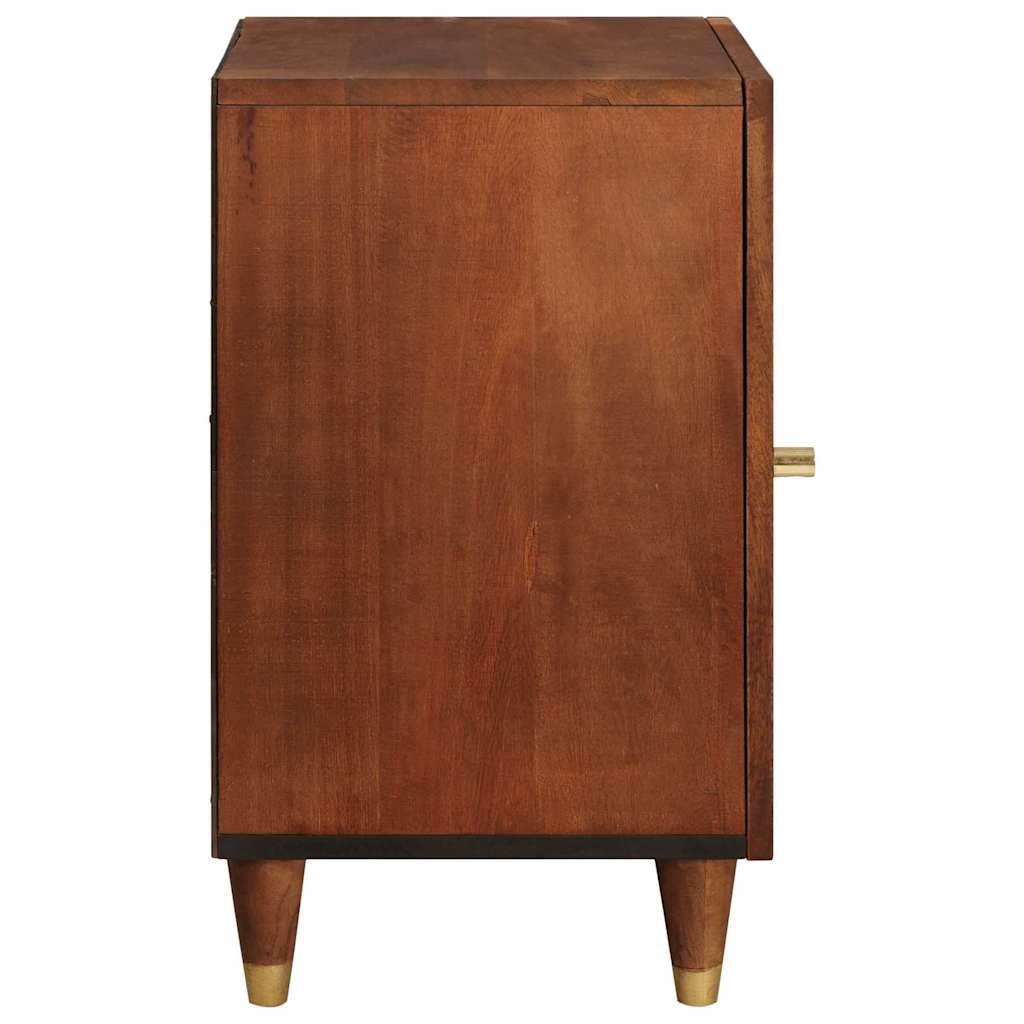 Badkamerkast met plank Bruin 38 x 33,5 x 58 cm Bewerkt hout is nu te koop bij PeponiXL, paradijselijk wonen!