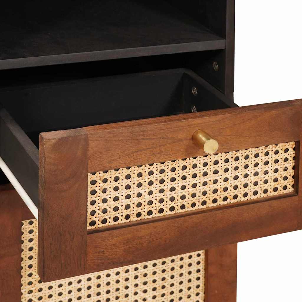 Dressoir met lade Bruin 38 x 33,5 x 160 cm Massief Mango Hout is nu te koop bij PeponiXL, paradijselijk wonen!