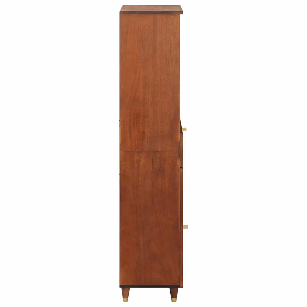 Dressoir met lade Bruin 38 x 33,5 x 160 cm Massief Mango Hout is nu te koop bij PeponiXL, paradijselijk wonen!