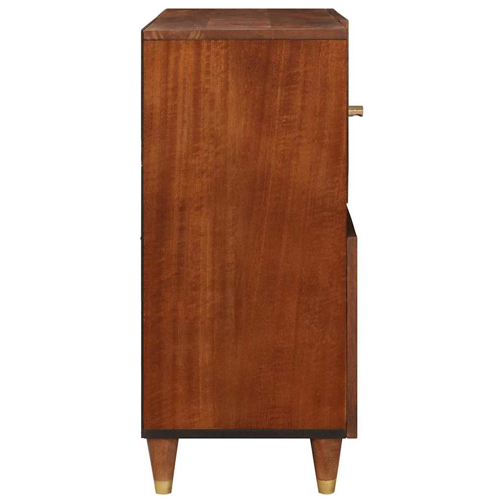 Dressoir Bruin 80 x 33,5 x 75 cm Massief Mango Hout is nu te koop bij PeponiXL, paradijselijk wonen!