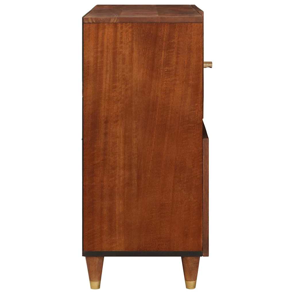 Dressoir Bruin 80 x 33,5 x 75 cm Massief Mango Hout is nu te koop bij PeponiXL, paradijselijk wonen!