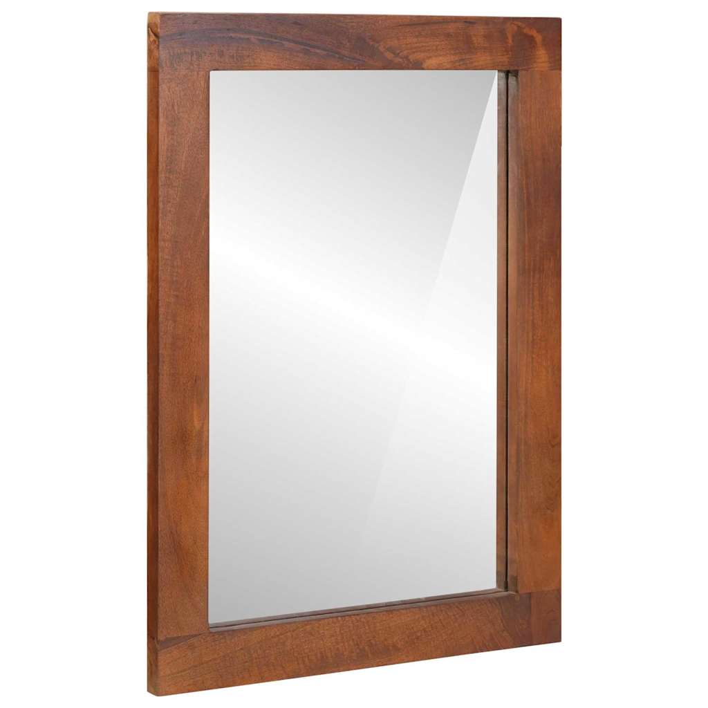 Spiegel Rechthoekig Bruin en Zilver 50 x 2,5 x 70 cm is nu te koop bij PeponiXL, paradijselijk wonen!