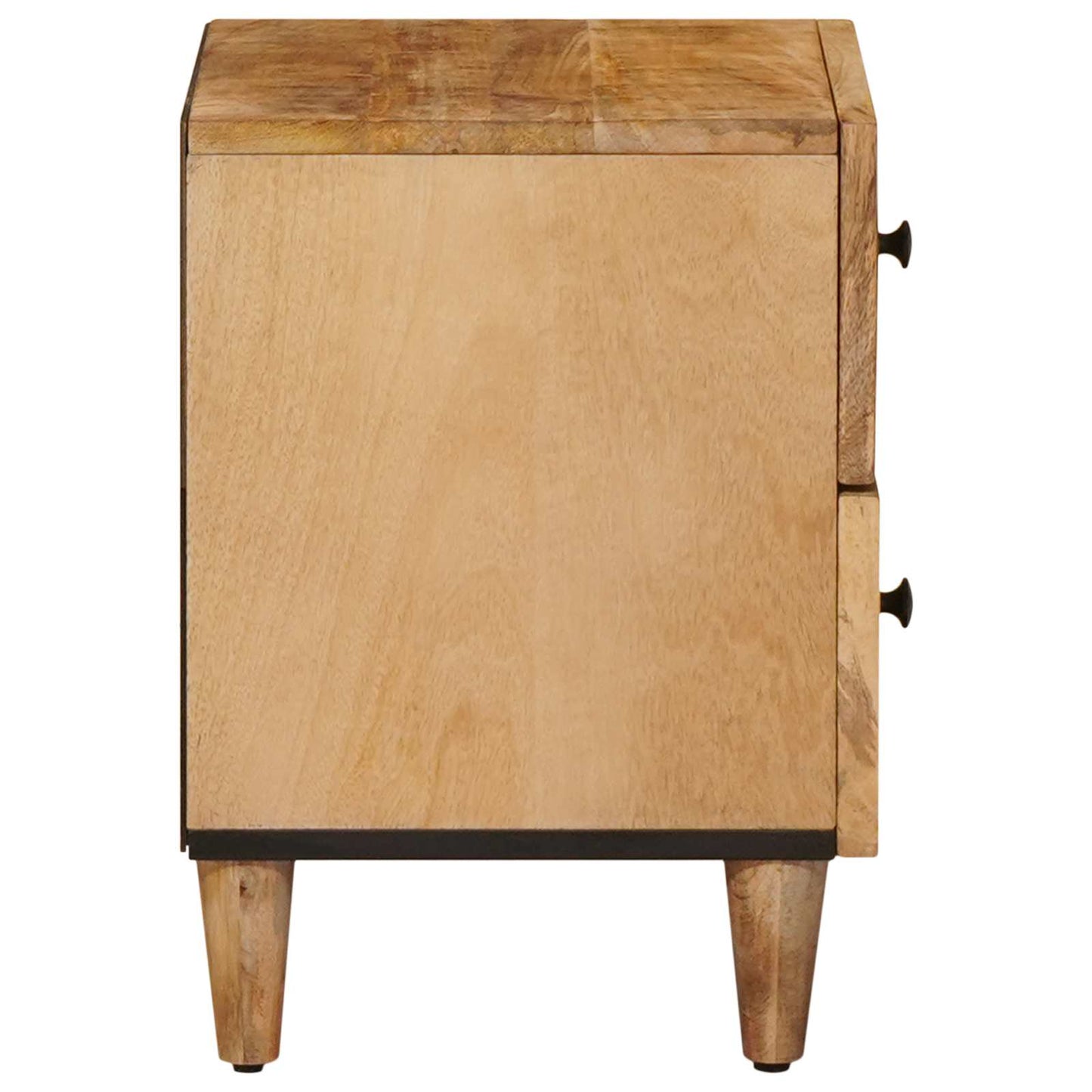 Nachtkastje 2 pcs Bruin 40 x 33,5 x 46 cm Massief Mango Hout is nu te koop bij PeponiXL, paradijselijk wonen!