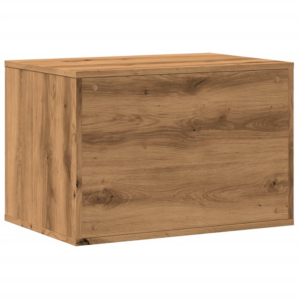 Kattenbakkast 60x40x40 cm bewerkt hout artisanaal eikenkleurig is nu te koop bij PeponiXL, paradijselijk wonen!