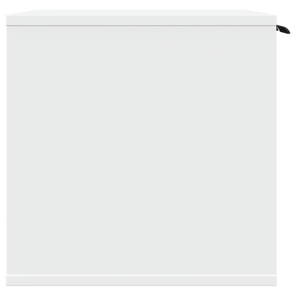 Kattenbakkast 80x50x45 cm bewerkt hout wit is nu te koop bij PeponiXL, paradijselijk wonen!