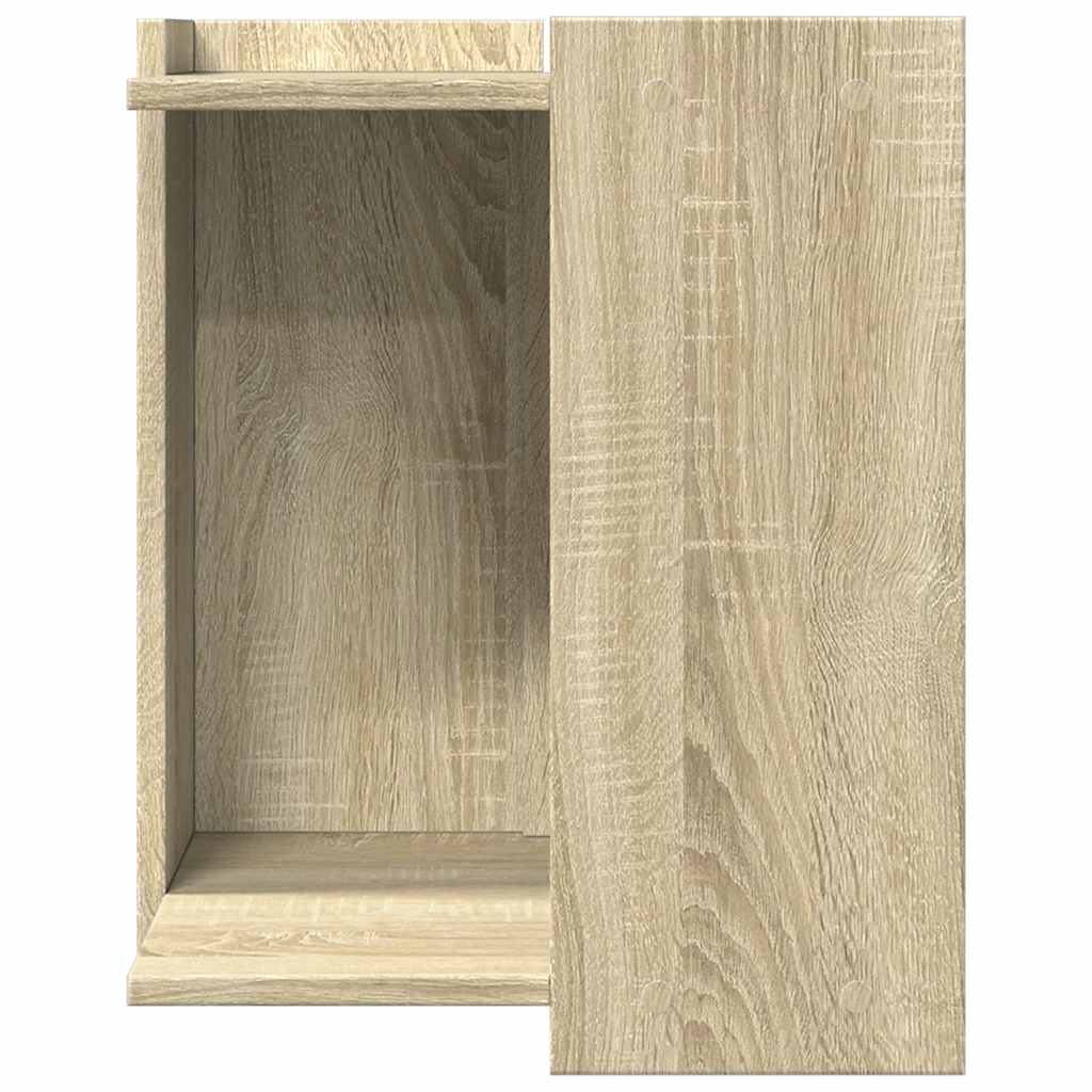 Kattenbakkast 42x42x51 cm bewerkt hout sonoma eikenkleurig is nu te koop bij PeponiXL, paradijselijk wonen!