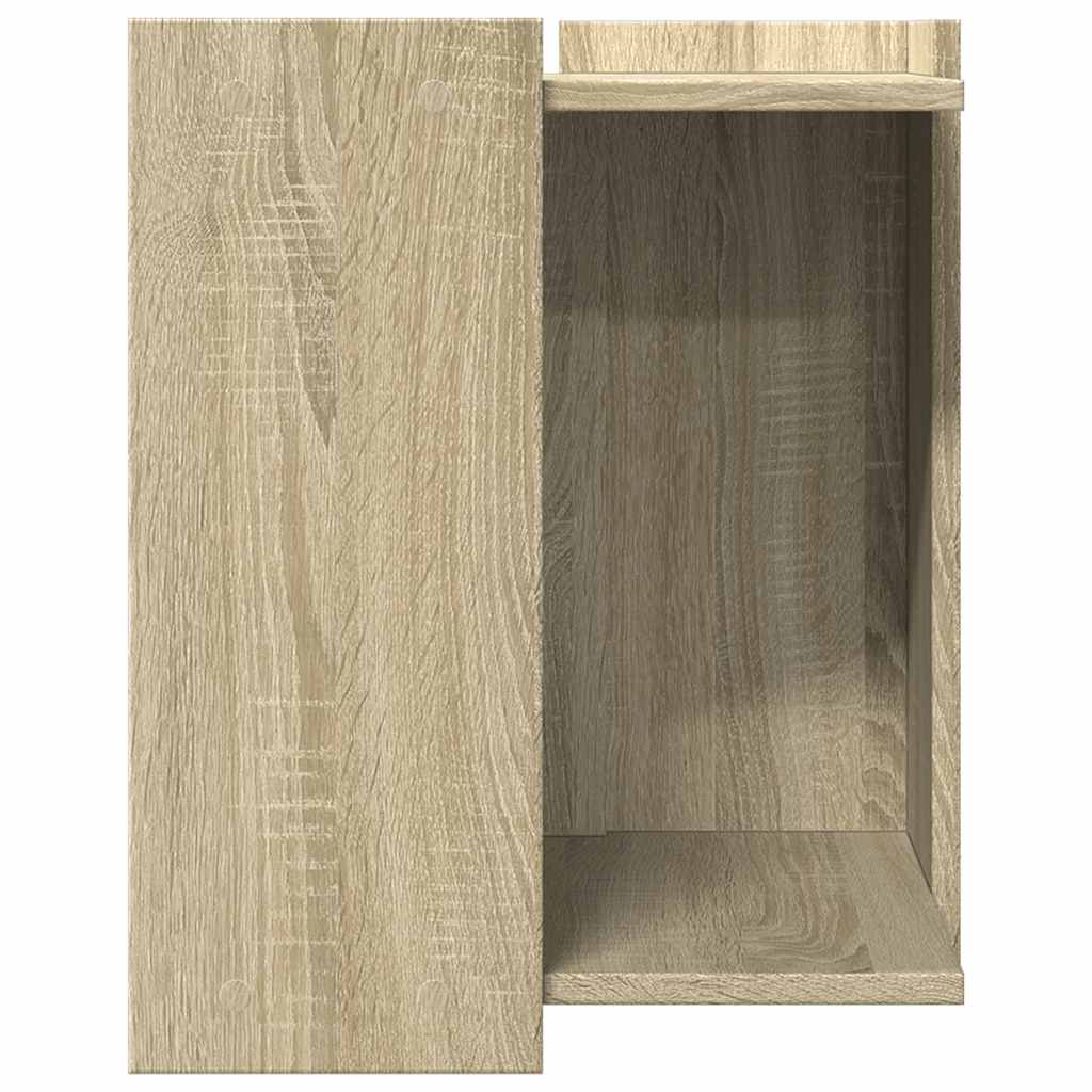 Kattenbakkast 42x42x51 cm bewerkt hout sonoma eikenkleurig is nu te koop bij PeponiXL, paradijselijk wonen!