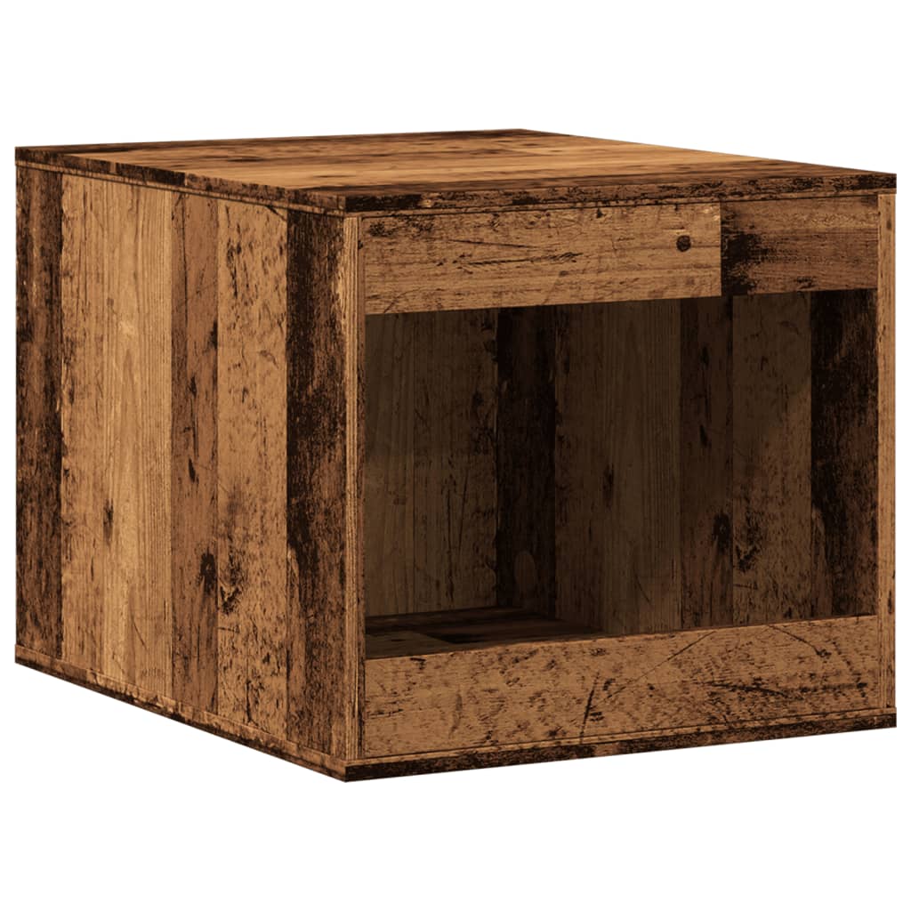 Kattenbakkast 47x59x42 cm bewerkt hout oud houtkleurig is nu te koop bij PeponiXL, paradijselijk wonen!
