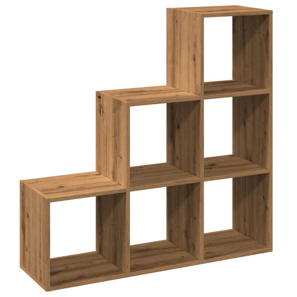 Kamerscherm / boekenkast 3-laags 99x29x99 cm hout artisanaal is nu te koop bij PeponiXL, paradijselijk wonen!