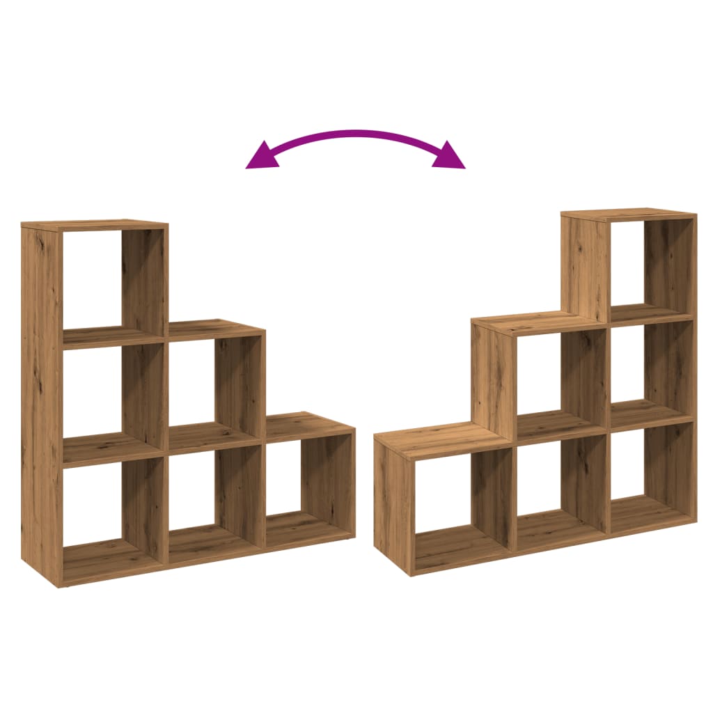 Kamerscherm / boekenkast 3-laags 99x29x99 cm hout artisanaal is nu te koop bij PeponiXL, paradijselijk wonen!