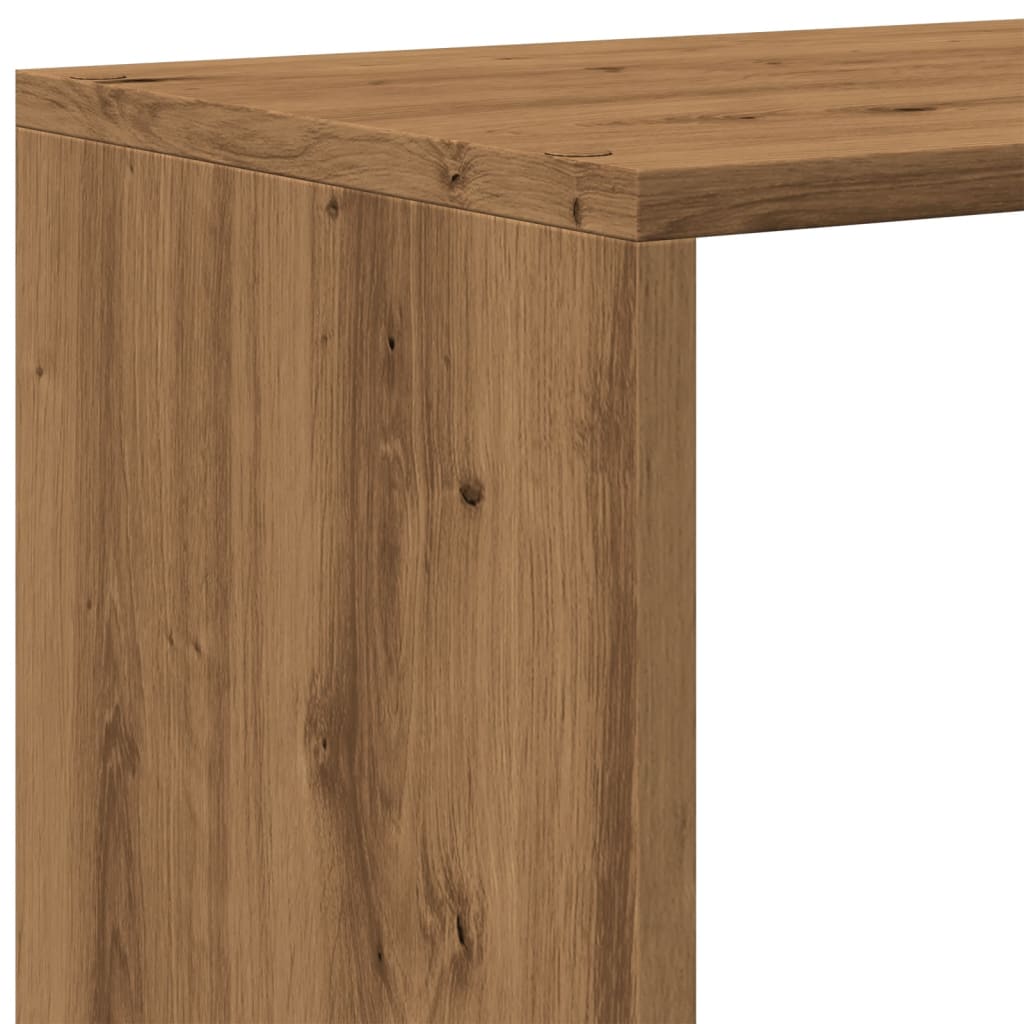 Kamerscherm / boekenkast 3-laags 99x29x99 cm hout artisanaal is nu te koop bij PeponiXL, paradijselijk wonen!