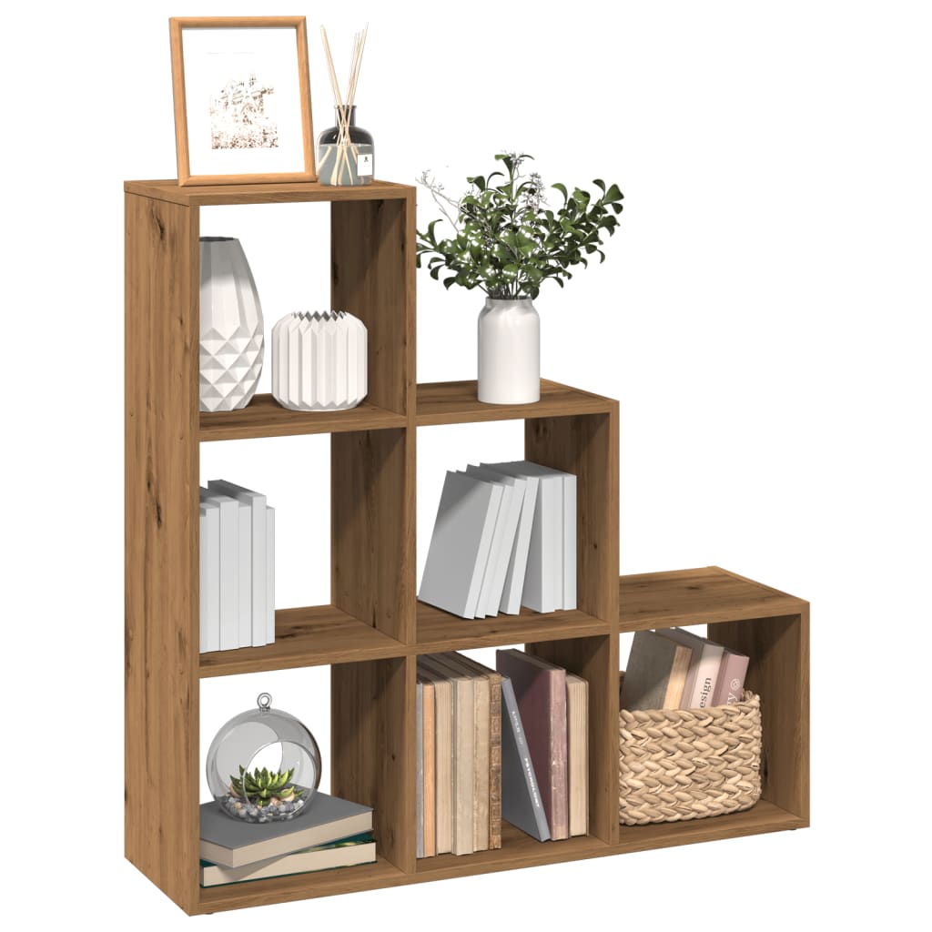Kamerscherm / boekenkast 3-laags 99x29x99 cm hout artisanaal is nu te koop bij PeponiXL, paradijselijk wonen!