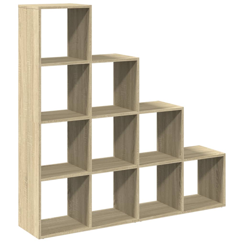 Kamerscherm / boekenkast 131,5x29x131,5 cm hout sonoma eiken is nu te koop bij PeponiXL, paradijselijk wonen!