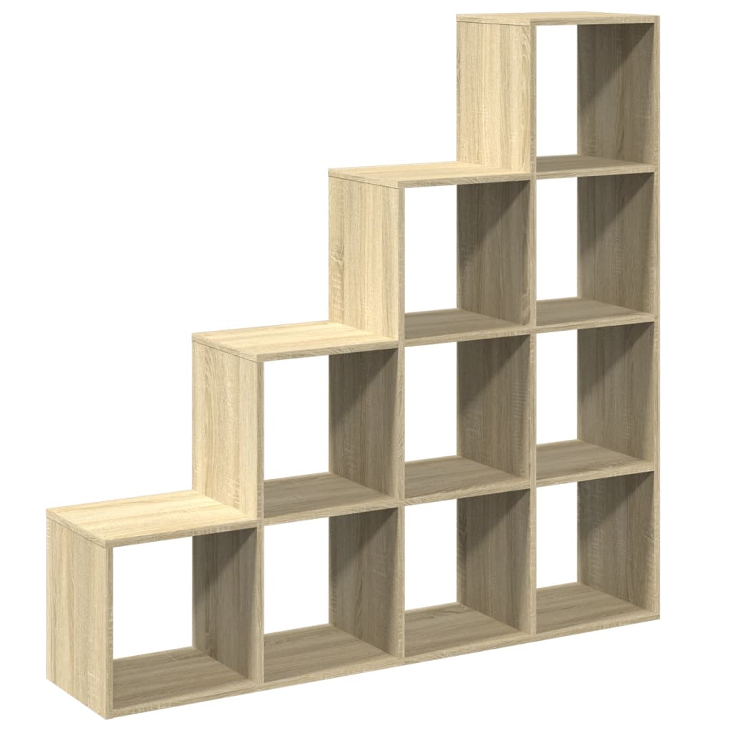 Kamerscherm / boekenkast 131,5x29x131,5 cm hout sonoma eiken is nu te koop bij PeponiXL, paradijselijk wonen!