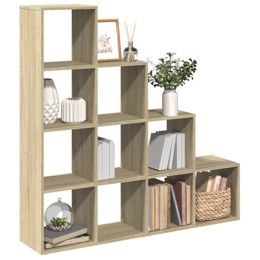 Kamerscherm / boekenkast 131,5x29x131,5 cm hout sonoma eiken is nu te koop bij PeponiXL, paradijselijk wonen!