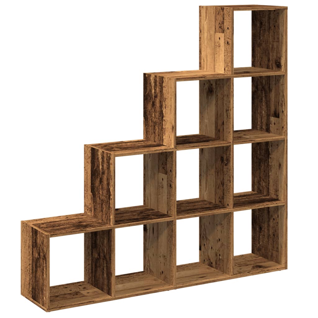 Kamerscherm / boekenkast 131,5x29x131,5 cm hout oud hout is nu te koop bij PeponiXL, paradijselijk wonen!