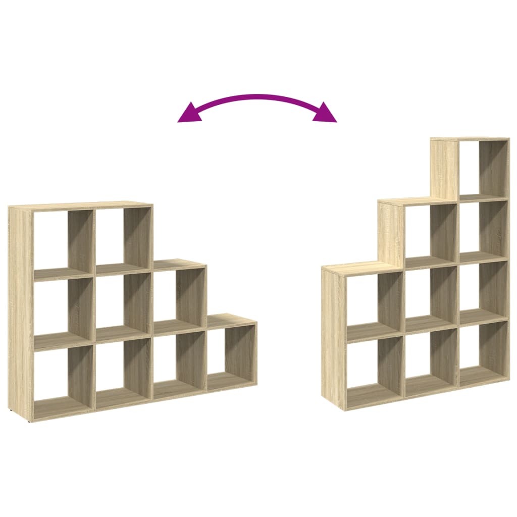 Kamerscherm / boekenkast 137,5x29x103,5 cm hout sonoma eiken is nu te koop bij PeponiXL, paradijselijk wonen!