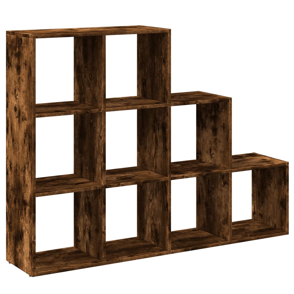 Kamerscherm / boekenkast 137,5x29x103,5 cm hout gerookt eiken is nu te koop bij PeponiXL, paradijselijk wonen!