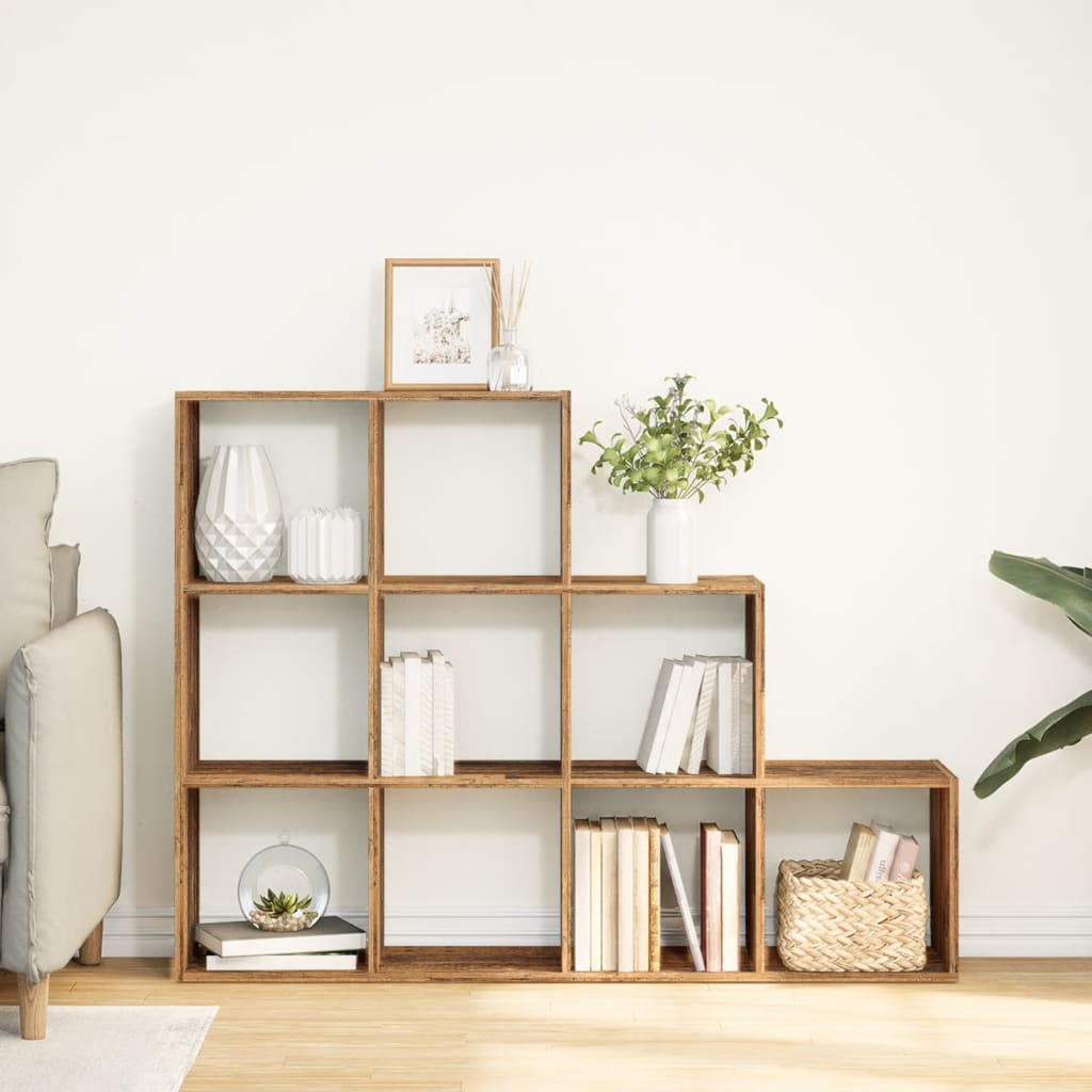 Kamerscherm / boekenkast 137,5x29x103,5 cm hout oud hout is nu te koop bij PeponiXL, paradijselijk wonen!