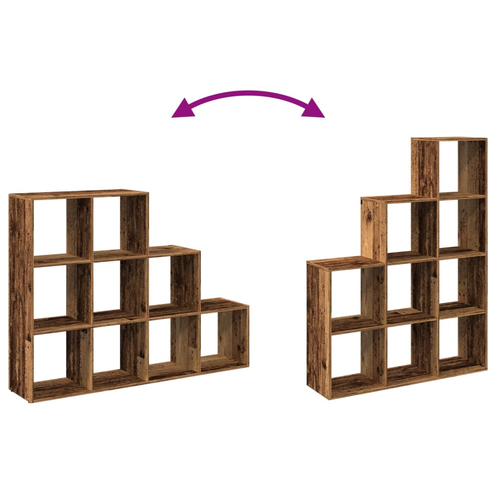 Kamerscherm / boekenkast 137,5x29x103,5 cm hout oud hout is nu te koop bij PeponiXL, paradijselijk wonen!