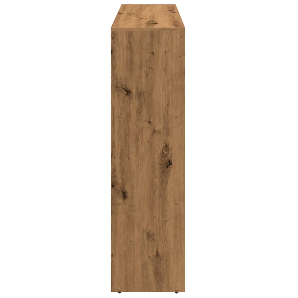 Kamerscherm / boekenkast 137,5x29x103,5 cm hout artisanaal eik is nu te koop bij PeponiXL, paradijselijk wonen!