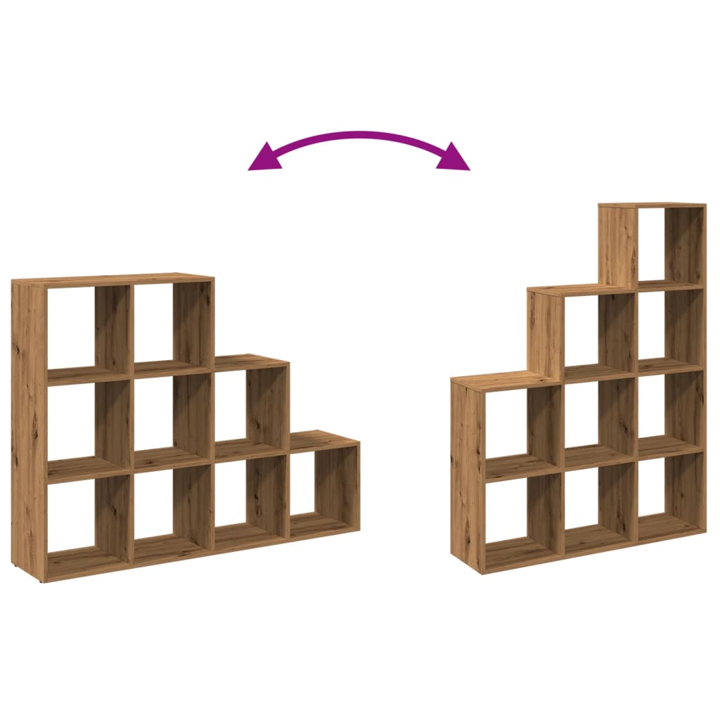 Kamerscherm / boekenkast 137,5x29x103,5 cm hout artisanaal eik is nu te koop bij PeponiXL, paradijselijk wonen!