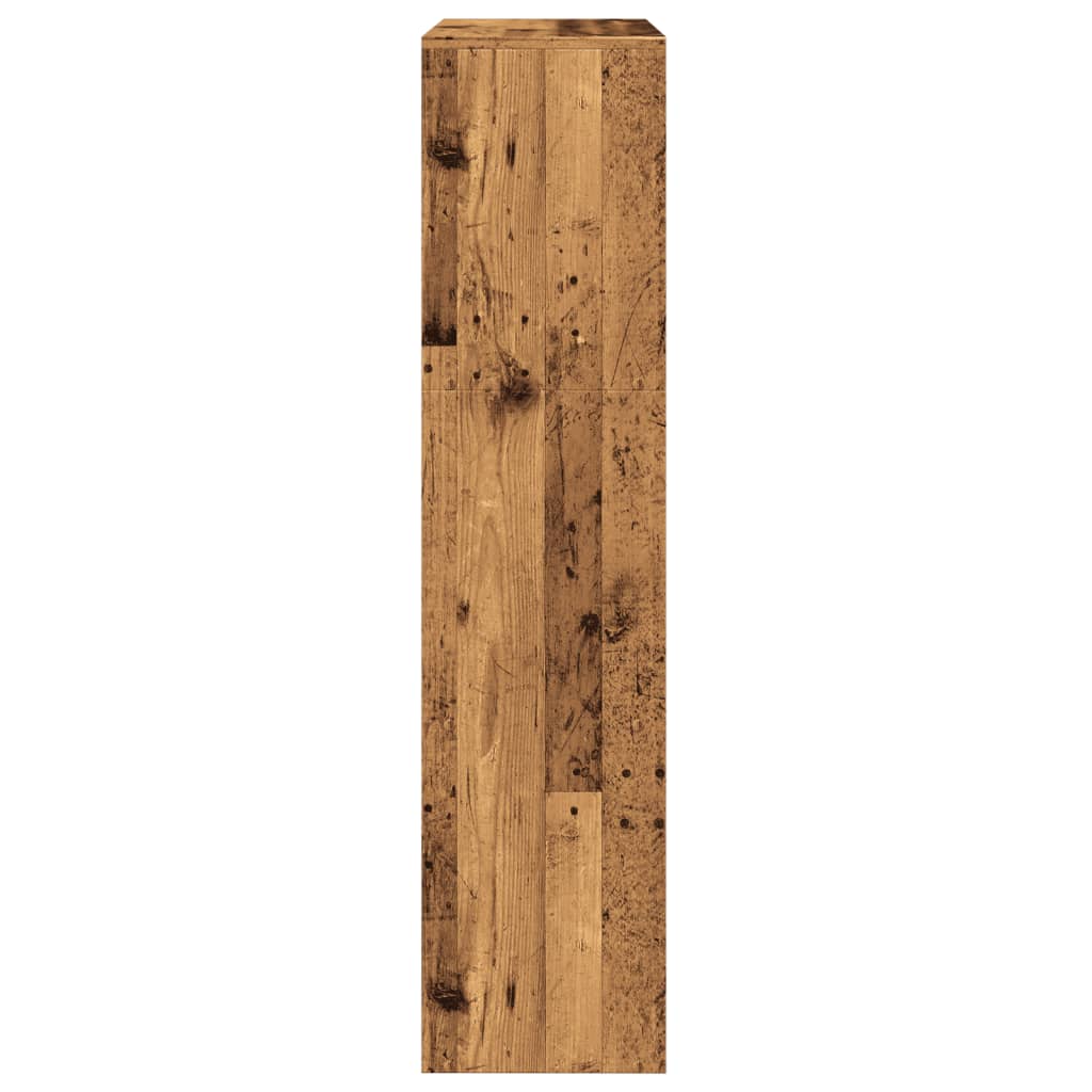 Kamerscherm / boekenkast 3-laags 123x29x123 cm hout oud hout is nu te koop bij PeponiXL, paradijselijk wonen!