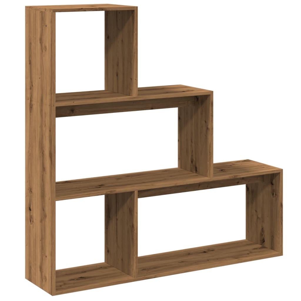 Kamerscherm / boekenkast 123x29x123 cm hout artisanaal eiken is nu te koop bij PeponiXL, paradijselijk wonen!