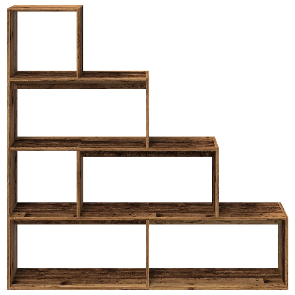 Kamerscherm / boekenkast 143,5x29x143,5 cm hout oud hout is nu te koop bij PeponiXL, paradijselijk wonen!
