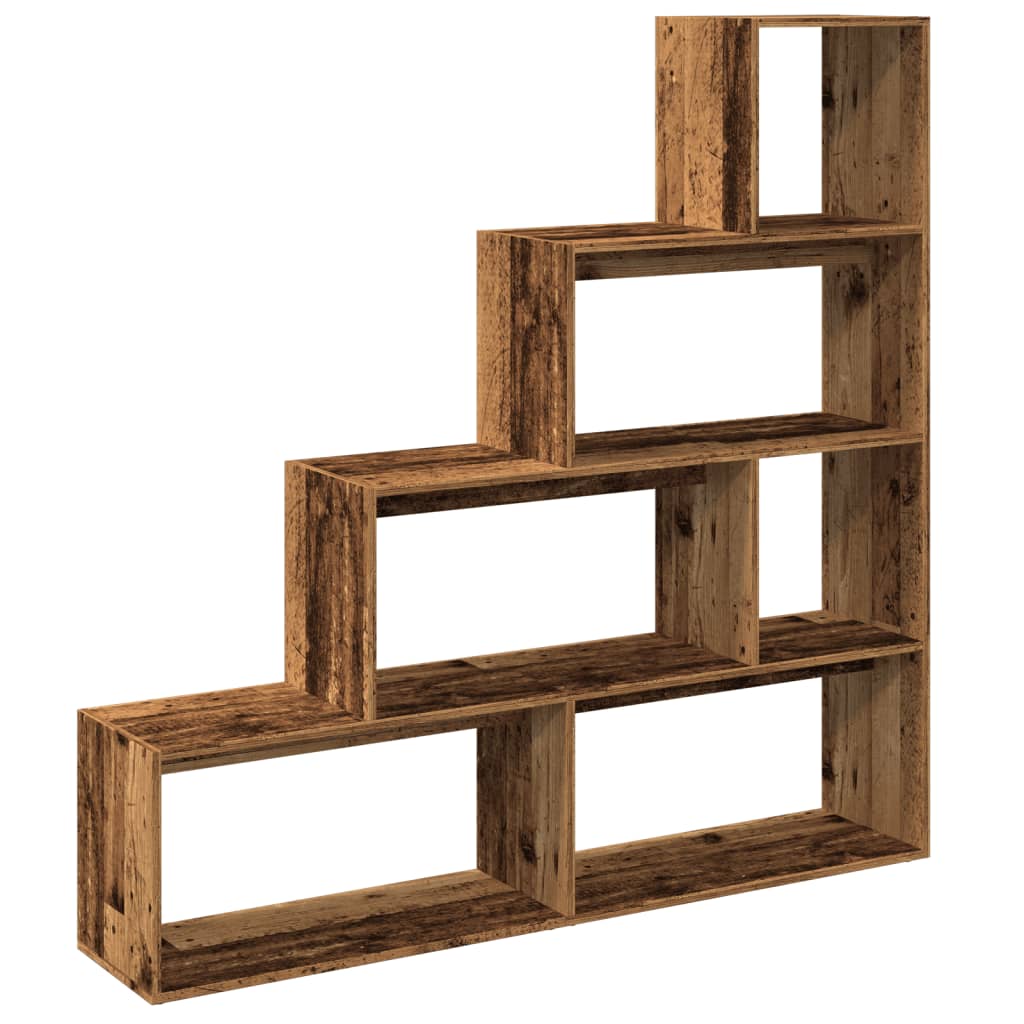 Kamerscherm / boekenkast 143,5x29x143,5 cm hout oud hout is nu te koop bij PeponiXL, paradijselijk wonen!