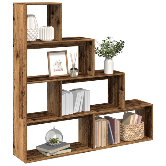 Kamerscherm / boekenkast 143,5x29x143,5 cm hout oud hout is nu te koop bij PeponiXL, paradijselijk wonen!