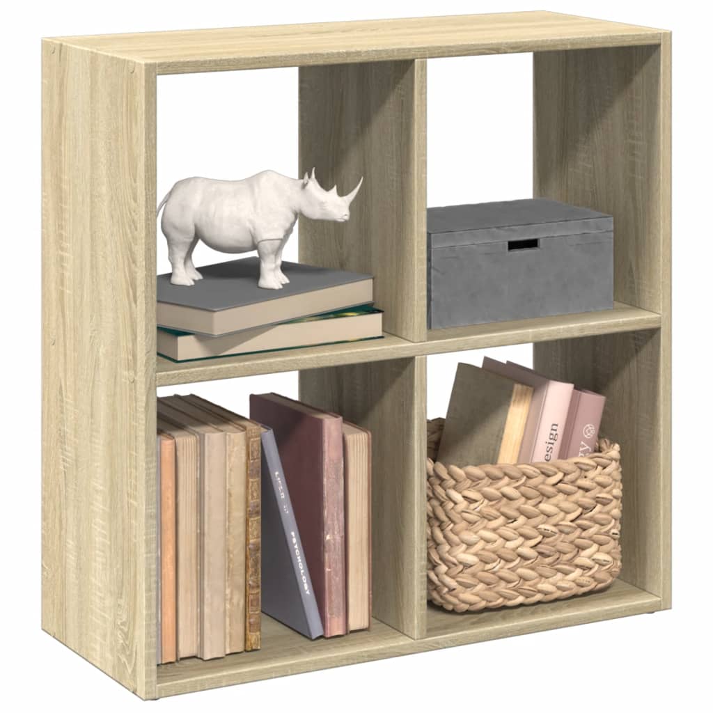 Kamerscherm / boekenkast 69,5x29x69,5 cm hout sonoma eikenkleur is nu te koop bij PeponiXL, paradijselijk wonen!