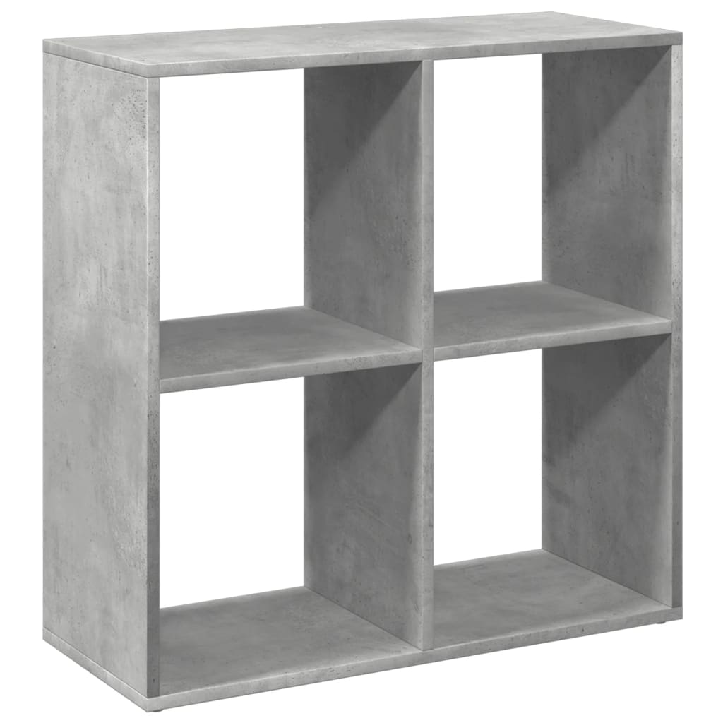 Kamerscherm / boekenkast 69,5x29x69,5 cm hout betongrijs is nu te koop bij PeponiXL, paradijselijk wonen!