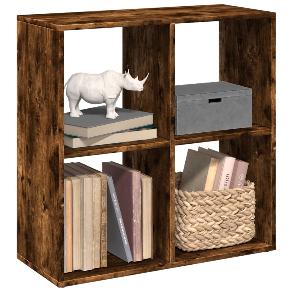 Kamerscherm / boekenkast 69,5x29x69,5 cm hout gerookt eiken is nu te koop bij PeponiXL, paradijselijk wonen!