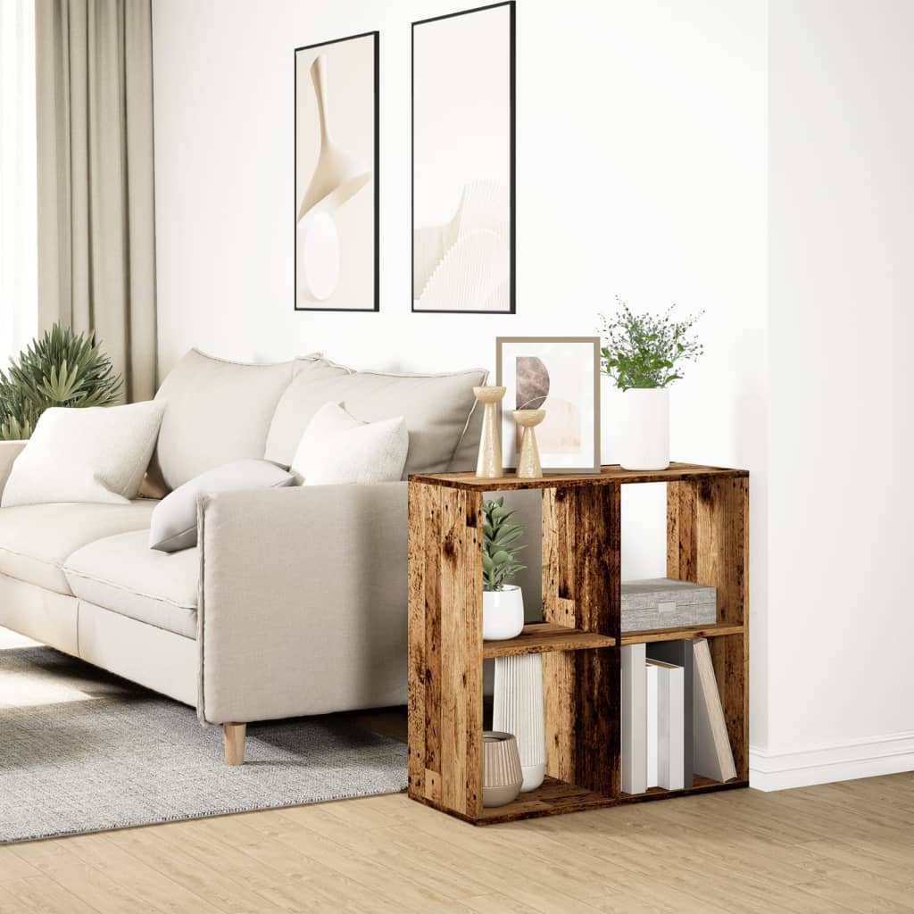 Kamerscherm / boekenkast 69,5x29x69,5 cm hout oud houtkleur is nu te koop bij PeponiXL, paradijselijk wonen!