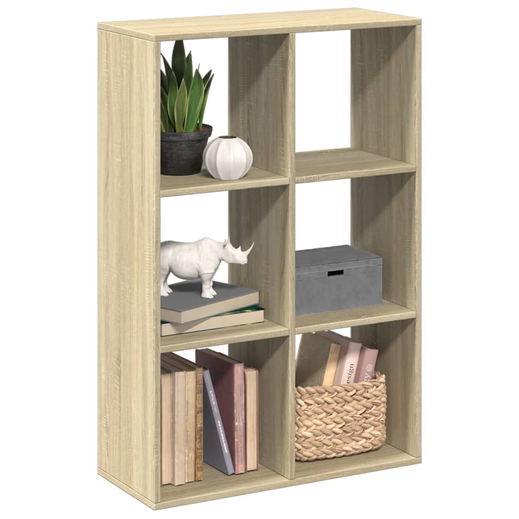 Kamerscherm / boekenkast 69,5x29x103,5 cm hout sonoma eiken is nu te koop bij PeponiXL, paradijselijk wonen!