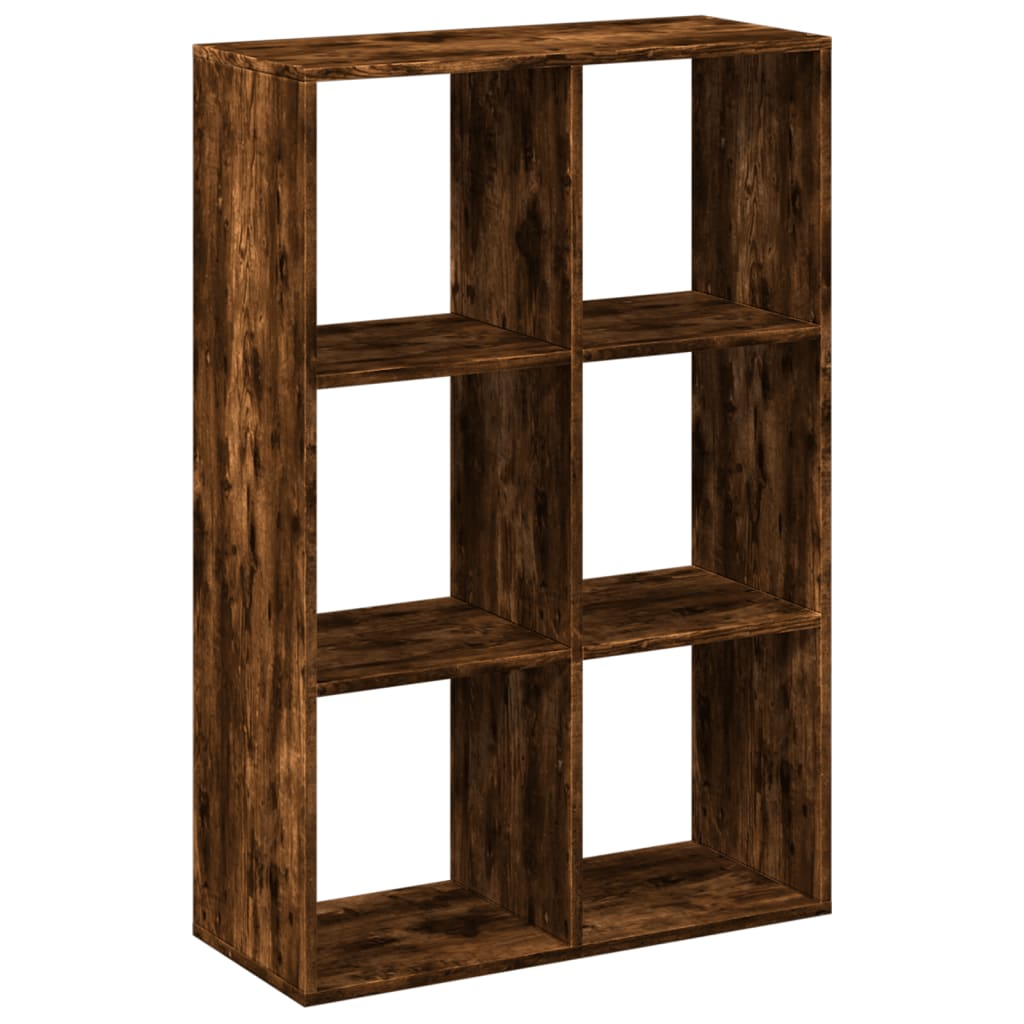 Kamerscherm / boekenkast 69,5x29x103,5 cm hout gerookt eiken is nu te koop bij PeponiXL, paradijselijk wonen!