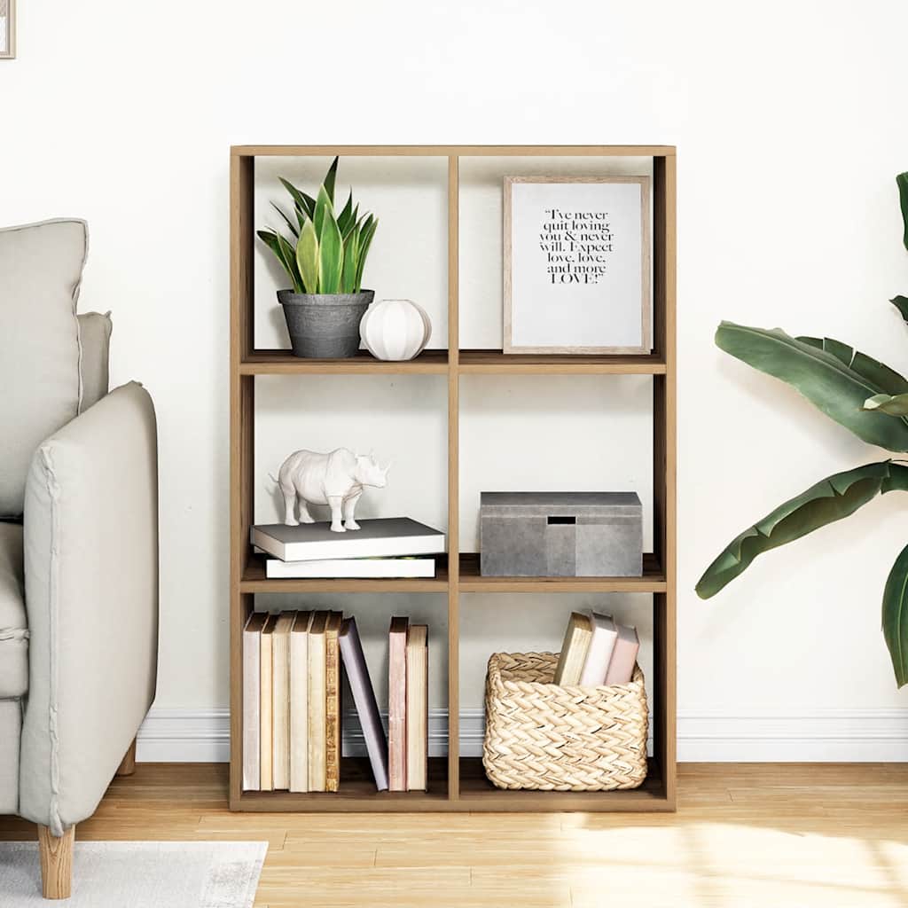 Kamerscherm / boekenkast 69,5x29x103,5 cm hout artisanaal eiken is nu te koop bij PeponiXL, paradijselijk wonen!