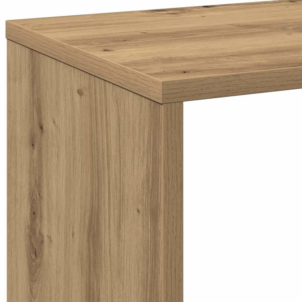 Kamerscherm / boekenkast 69,5x29x103,5 cm hout artisanaal eiken is nu te koop bij PeponiXL, paradijselijk wonen!